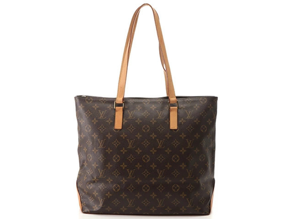 LOUIS VUITTON Monogram Cabas Mezzo Shoulder Bag